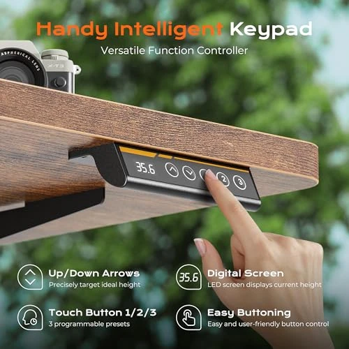 Large Electric Standing Desk — Mounts, Huuger