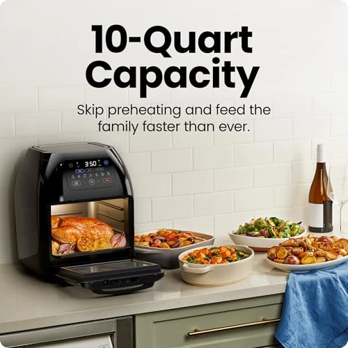 Multifunctional Digital Air Fryer with Rotisserie, Dehydrator, and Convection Oven — Air Fryers, Chefman