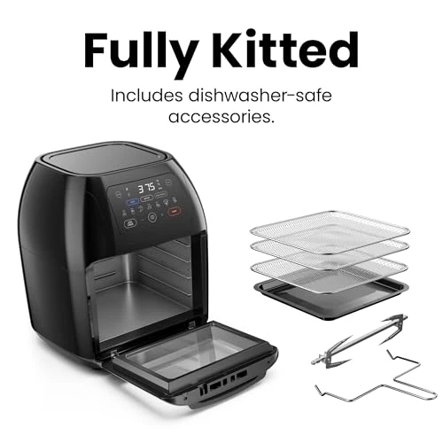 Multifunctional Digital Air Fryer with Rotisserie, Dehydrator, and Convection Oven — Air Fryers, Chefman