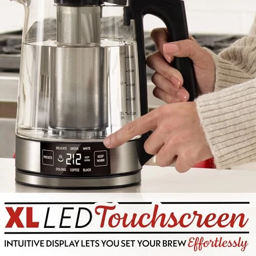 Programmable Digital Glass Kettle — Kettles & Tea Machines, Gourmia