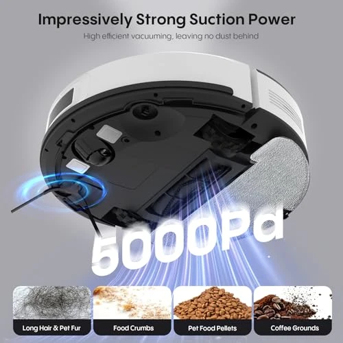 Robot Vacuum and Mop with Self-Emptying Station — Smart Cleaning Robots, Bagotte