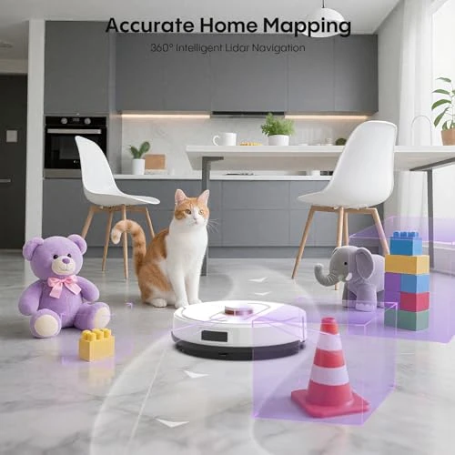 Robot Vacuum and Mop with Self-Emptying Station — Smart Cleaning Robots, Bagotte