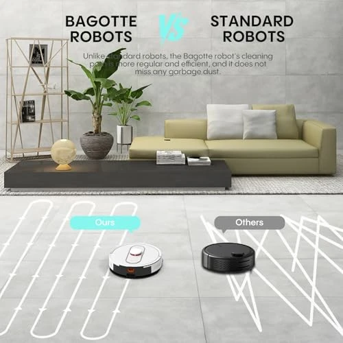 Robot Vacuum and Mop with Self-Emptying Station — Smart Cleaning Robots, Bagotte