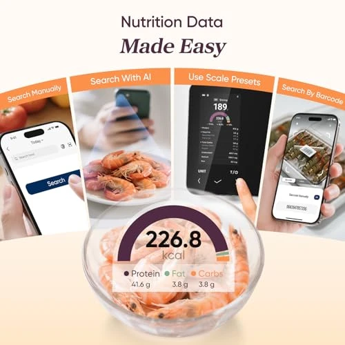 Smart Food Kitchen Scale with Nutritional Calculator — Weight Management Tools, Cosori