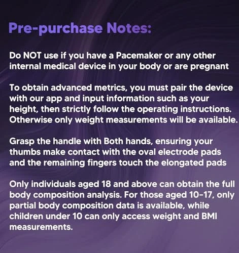 Smart Scale for Body Weight and Full Body Composition — Body Composition Analysis, GE