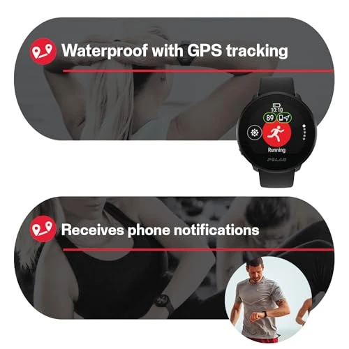 Water Resistant Health Tracker GPS Smartwatch with Fitness Monitoring Tools — Smartwatches, Polar