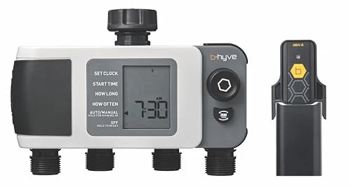 4-Port Smart Hose Watering Timer with Wi-Fi Hub — Hose Timers, Orbit