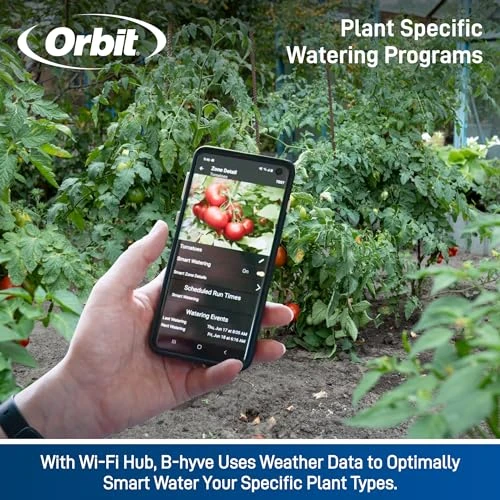 4-Port Smart Hose Watering Timer with Wi-Fi Hub — Hose Timers, Orbit