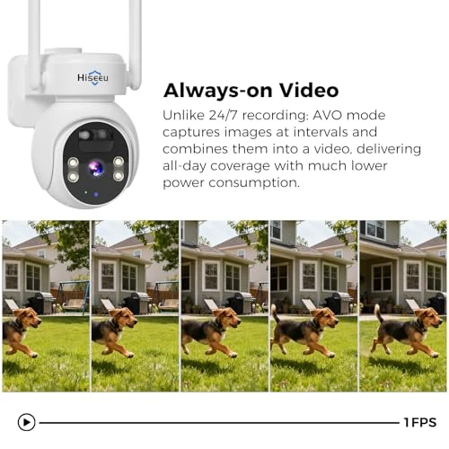 Cellular Security Camera Solar Powered — Outdoor Security Cameras, Hiseeu