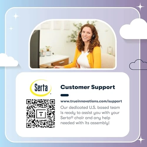 Executive Office Chair with Ergonomic Support and Adjustable Features — Desk Chairs, Serta