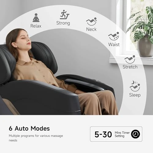 Massage Chair Full Body Zero Gravity Recliner — Back Relief Solutions, SMAGREHO