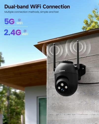 Outdoor Wired Security Camera — Dome Surveillance Cameras, TOAIOHO