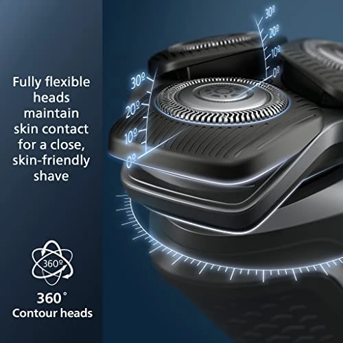 Rechargeable Wet & Dry Shaver with Pop-Up Trimmer — Rotary, Philips