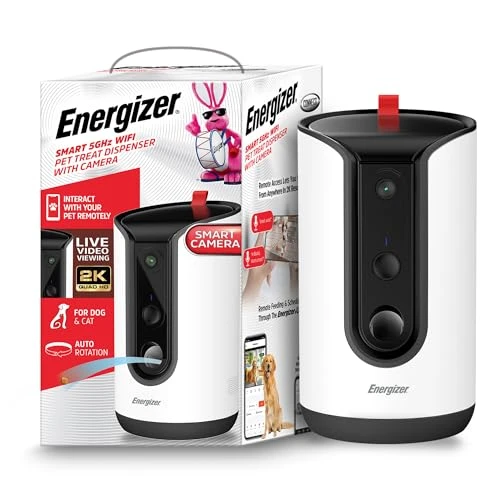 Smart Pet Treater with 2K Video Camera — Cameras & Monitors, Energizer