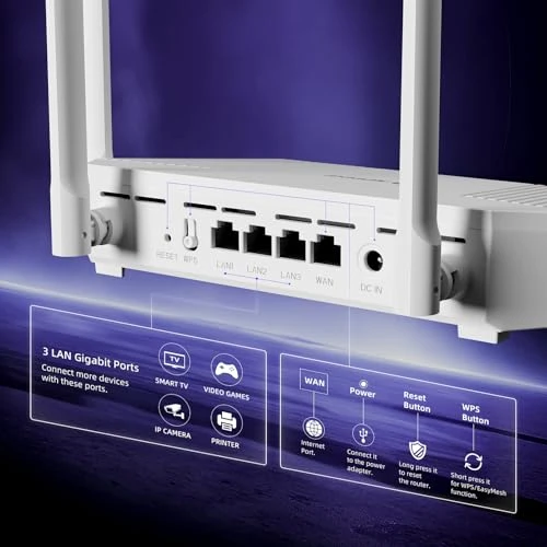 WiFi 6 Router Dual Band Wireless Internet Router — Routers, U-SPEED