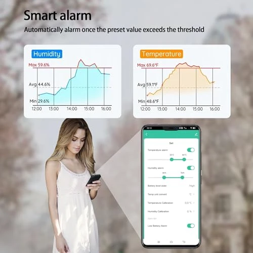 WiFi Hygrometer Thermometer Sensor — Home Climate Control, PHOVOLT