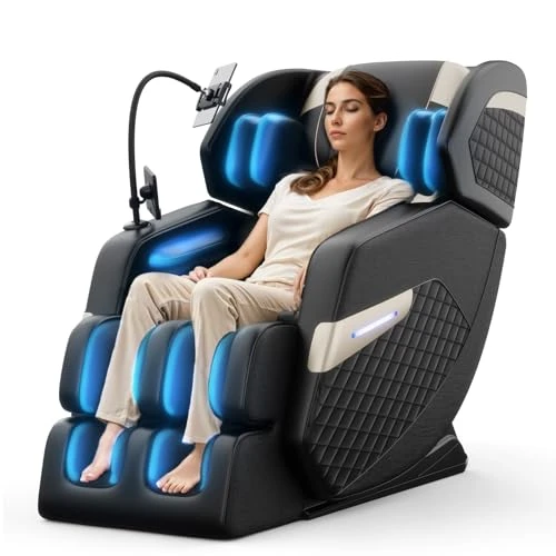 Zero Gravity Full Body Massage Chair with Auto Modes, Airbag Massage, Foot Massage, Heating, and Touch Screen Controller — Massage Equipment, Msutree