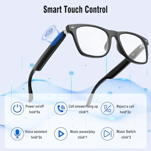 AI Smart Glasses with Chat GPT, Translation, Music Playback, and Hands-Free Calls — Smart Glasses, Giwbeiv