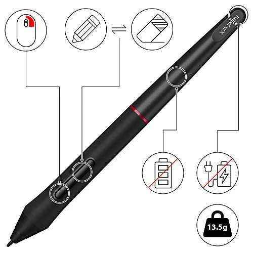Battery-Free Stylus — Styluses & Digital Pens, XP-Pen