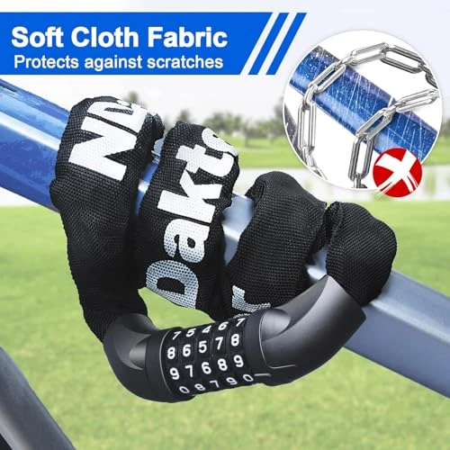 Combination Bike Chain Lock — Chain, NDakter