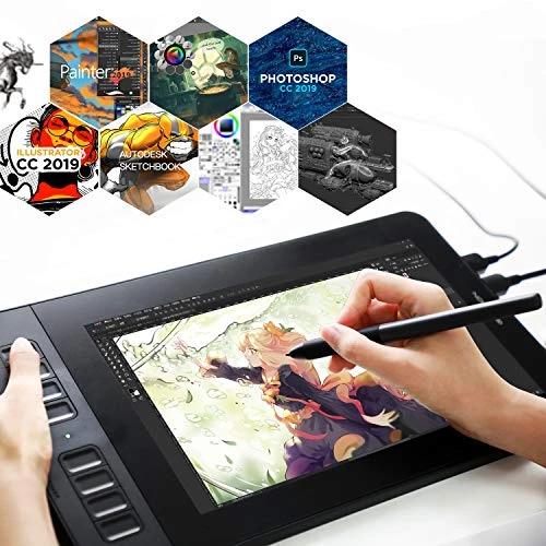 Drawing Tablet with Screen — Styluses & Digital Pens, GAOMON