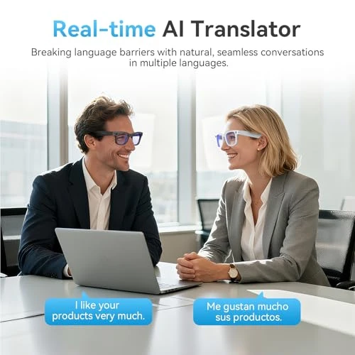 Smart Glasses with Camera and AI Assistant — Smart Glasses, BooaBei