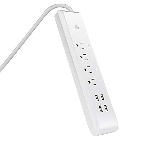 Smart Power Strip with Voice Control and App Scheduling — Power Solutions & Surge Protection, Feit Electric