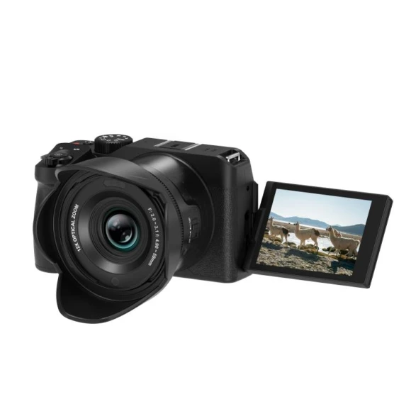 5K WiFi Digital Video Camera with 12X Optical Zoom — Compact Digital Cameras