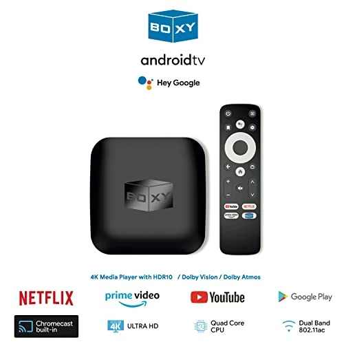Android TV Box and Streaming Media Player — Ultra HD Media Players, BOXY