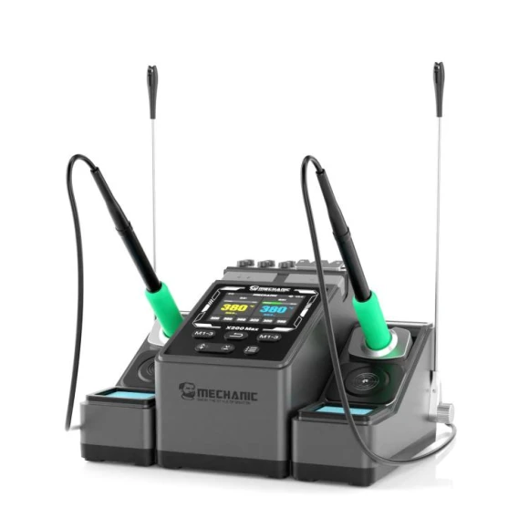Pen-Style Smart Temperature-Adjustable Dual-Station Precision Soldering Station — Stations, MECHANIC