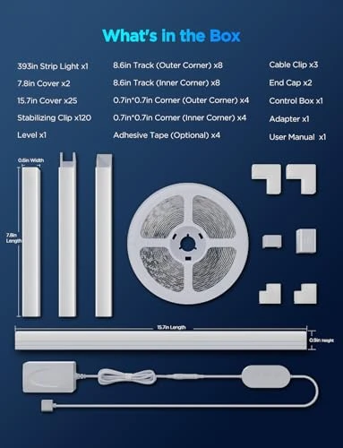 RGBIC LED Strip Lights with Covers — LED Strips, Govee