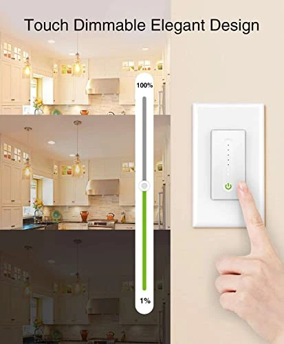 Smart Dimmer Switch — Ceiling Fan Wall Controls, GHome