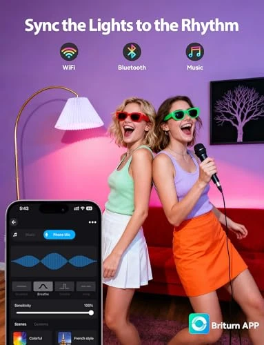 Smart Light Bulbs, Color Changing, 4 Pack — Incandescent, Odnora