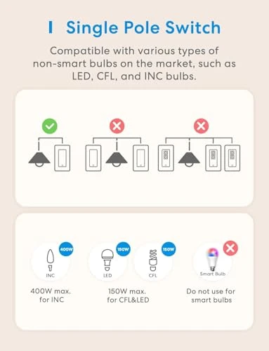 Smart Light Switch — Dimmer Switches, meross