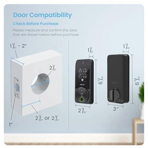 Smart Lock with Facial Recognition and Fingerprint Keyless Entry — Deadbolts, Lockly