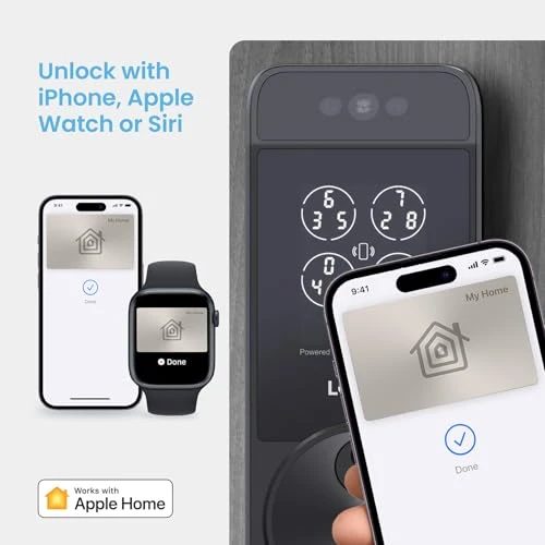 Smart Lock with Facial Recognition and Fingerprint Keyless Entry — Deadbolts, Lockly