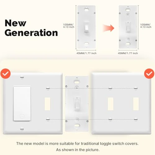Smart Toggle Light Switch — Dimmer Switches, MOES
