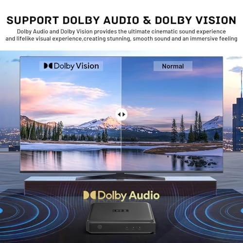 Smart TV Box with Ultra 4K HDR and Voice Remote — Streaming Devices, Kinhank