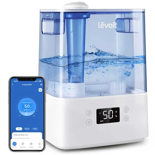 Ultrasonic Smart Top Fill Humidifier — Air Moisturizers, LEVOIT