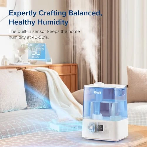 Ultrasonic Smart Top Fill Humidifier — Air Moisturizers, LEVOIT