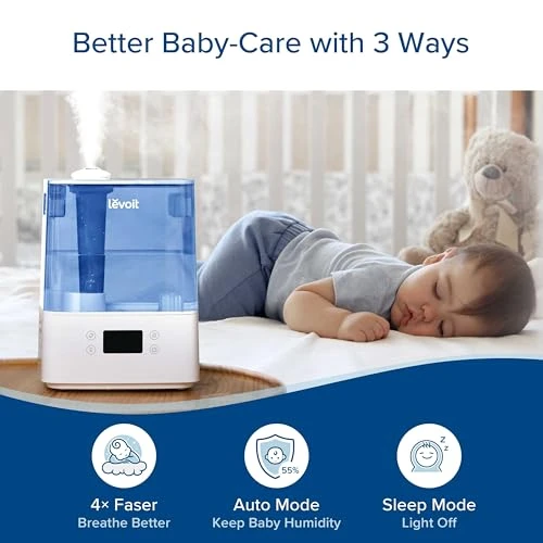 Ultrasonic Smart Top Fill Humidifier — Air Moisturizers, LEVOIT