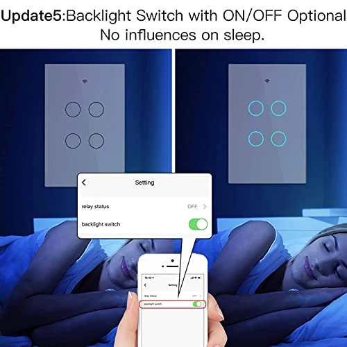 WiFi Smart Wall Light Switch — Dimmer Switches, MoesGo