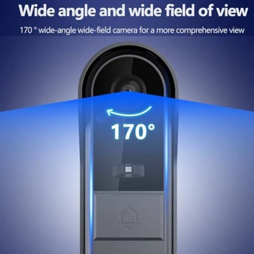 Wireless Doorbell Camera with Screen — Security Cameras, Winnes