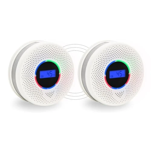 Wireless Interconnected Smoke and Carbon Monoxide Detector with Digital Display — Carbon Monoxide Detectors, KLTsenaife