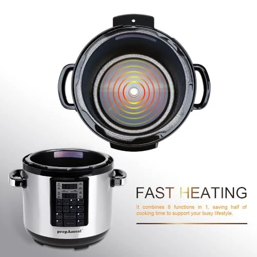 9-in-1 Electric Pressure Cooker 6QT Multi-Functional Programmable Non-Stick Pot — Electric Pressure Cookers, prepAmeal