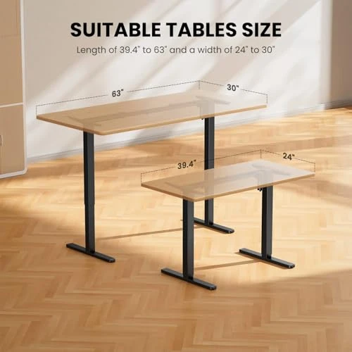 Electric Standing Desk Frame — Mounts, ErGear