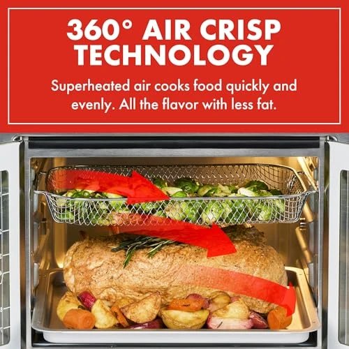 Extra Large French Door Air Fryer Toaster Oven Combo — Toaster Ovens, Emeril Lagasse