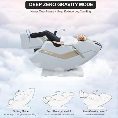 Heated Jade Roller Massage Chair Full Body — Beds & Tables, KoziSense