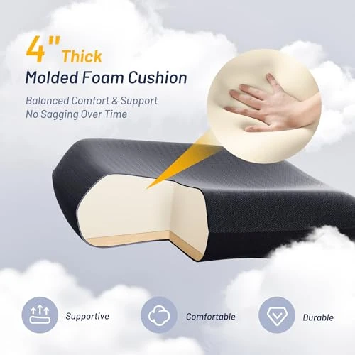 Office Desk Chair for Long Hours & Lower Back Pain Relief — Desk Chairs, QLTPLUS