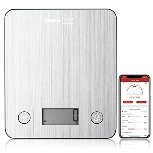 Smart Digital Scale with App — Weight Management Tools, Geek Chef